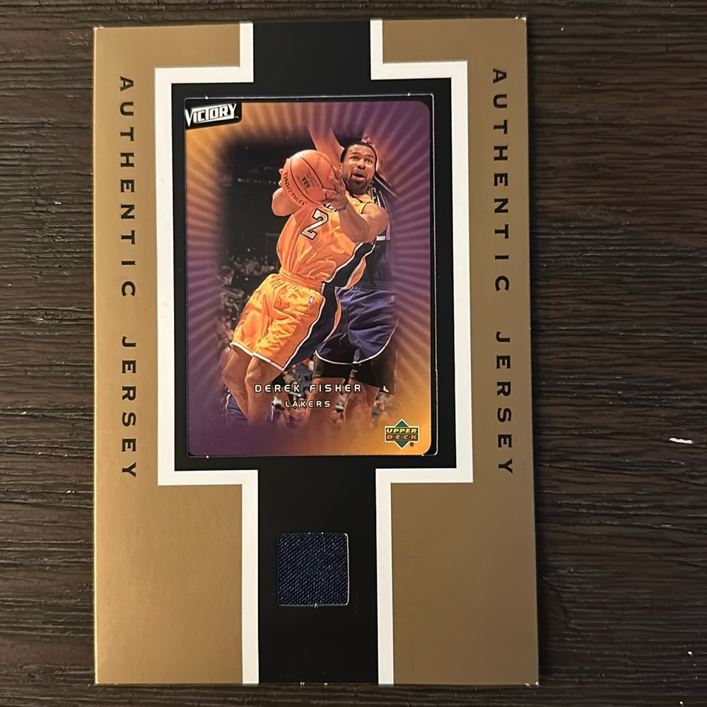 Derek Fisher Memorabilia Card